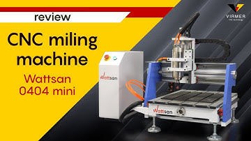 The Best Machine for a CNC Wood milling - WATTSAN 0404 mini CNC router Review  | Virmer