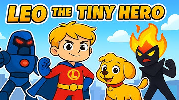 Tiny Hero, Big Power! Leo And Poppy Epic Battle 🦸‍♂️🐶
