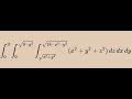 Calc III: Triple Integral in Spherical Coordinates example 5/6