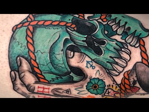 Tattoo first time retro pool