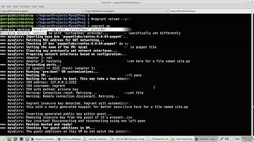 Exploring Vagrant 1.9.Part 4, one Vagrantfile,2 guests, puppet provisioning