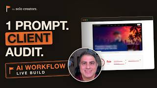Audit Any Website in Minutes using AI and Hand a Client 3 Reports (Claude Live Build)