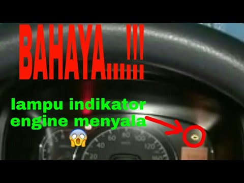 Cara memperbaiki lampu  indikator  mesin engine di mobil  new 