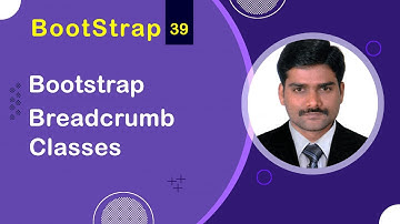 Bootstrap Breadcrumb Classes - Bootstrap 5 Tutorial 39 🚀