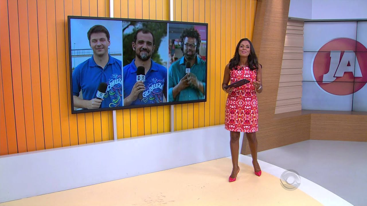[RBS TV] - Apresentadora reclama ao vivo de roupa de repórter - 05/02 ...