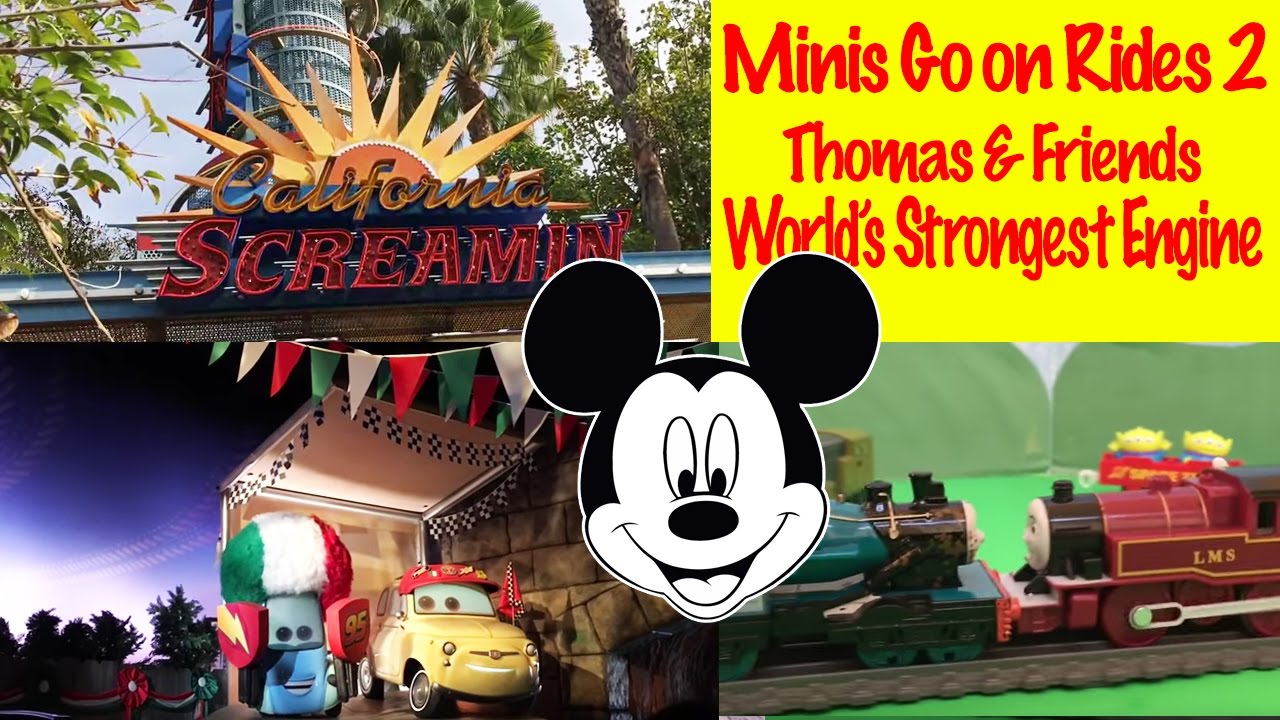 Thomas & Friends Minis Disneyland Rides 2 - World Strongest Engine Thomas the Tank Engine Kids Toys