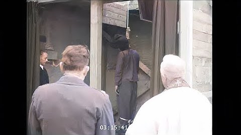 Pt 3. WW2 American Hanging Executions  IN COLOR. Germany, May 28- 29, 1946. Dachau War Crimes Trials