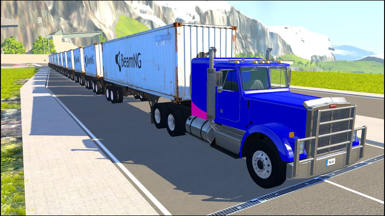 Giant Trucks #2 - BeamNG Drive | Crashes Plus