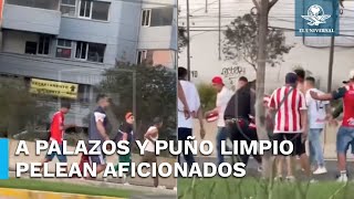Se Arma La Campal Entre Aficionados De Las Chivas Y Cruz Azul