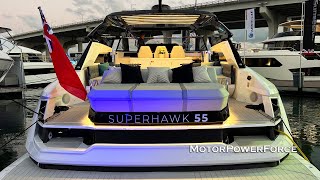 Sunseeker Superhawk 55 2023 Yacht Tour