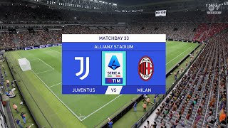 Juventus vs AC Milan - Serie A - Matchday 34 | 27th April 2024 Full Match - FC 24