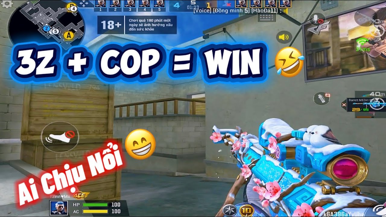 CF Legends : 3Z Vs COP Sakura | Cầm bộ này vào Rank thì chỉ có quét sạch!