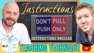 Giving Instructions in the Classroom Method Explained w/ Example Class