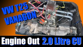 VW Vangon T25 2.0 CU Aircooled Engine Removal 2 Litre