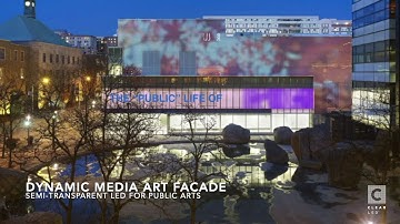 Transparent LED Dynamic Media Art Facade