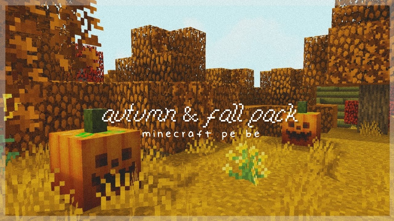 Minecraft CLASSIC Fall / Halloween Texture pack.