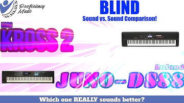 Korg KROSS 2 vs Roland JUNO-DS88: BLIND Sound vs Sound Comparison!