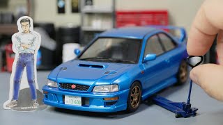 Bunta Fujiwara&#39;s Initial D Subaru Impreza WRX STI Model Car Full Build Step By Step (ASMR)