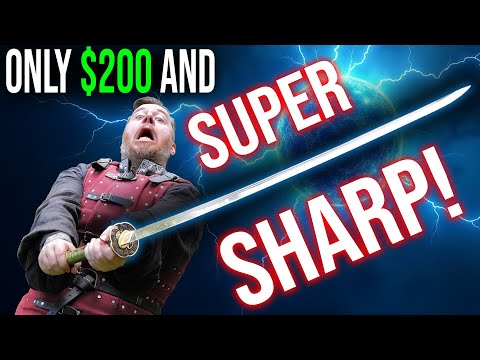 Only 200 And CRAZY SHARP One Of The BEST SWORDS We Ve Reviewed ROM FUKYO KATANA