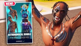 NEW TRAVIS SCOTT Skin + ASTRO JACK Skin Gameplay in Fortnite! (ASTRONOMICAL BUNDLE)