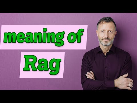 Rag | Meaning of rag