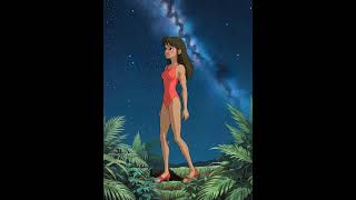 A Girl In The Jungle 3 Looking At The Stars And Night Sky