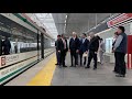 Inauguración de El Insurgente, Tren Interurbano México-Toluca