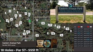 Eastern Avenue Park Disc Golf Playthrough (Davenport, IA)