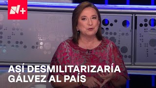 ¿Cómo desmilitarizaría al país Xóchitl Gálvez y combatiría al crimen organizado? - Tercer Grado