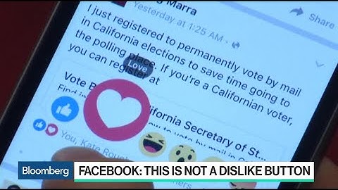 Facebook Testing Button to Let Users `Downvote