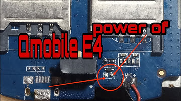 QMobile E4 power on power off problem) Free Repair