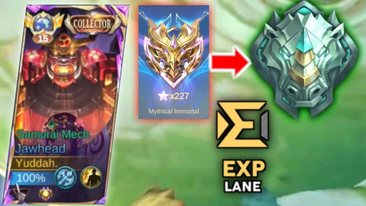 Solo Easy Win🔥Tutorial Jawhead Season Terbaru Pake Build + Emblem Jawhead Tersakit - Mobile Legends