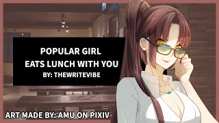 Popular Girl Eats Lunch With You - Popular Girl X Listener Asmr Roleplay F4A