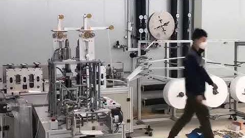 Latest stable automatic all-in-one outer earloop face mask making machine