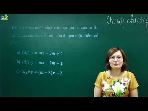 Video Toán Lớp 9 - Ôn tập chương 2 hàm số bậc nhất -Giải bài... - youtube