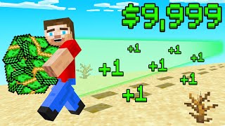 1 Step = $1 In Minecraft!