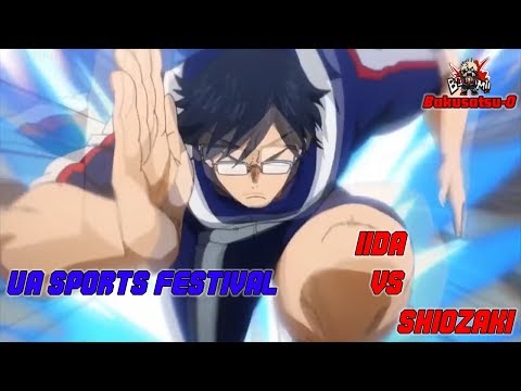 UA Sports Festival | Iida VS Shiozaki | Boku No Hero Academia