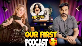 SADAF's family KA FIRST PODCAST WAOW // ZOYA KO DIYA SURPRISE BIRTHDAY