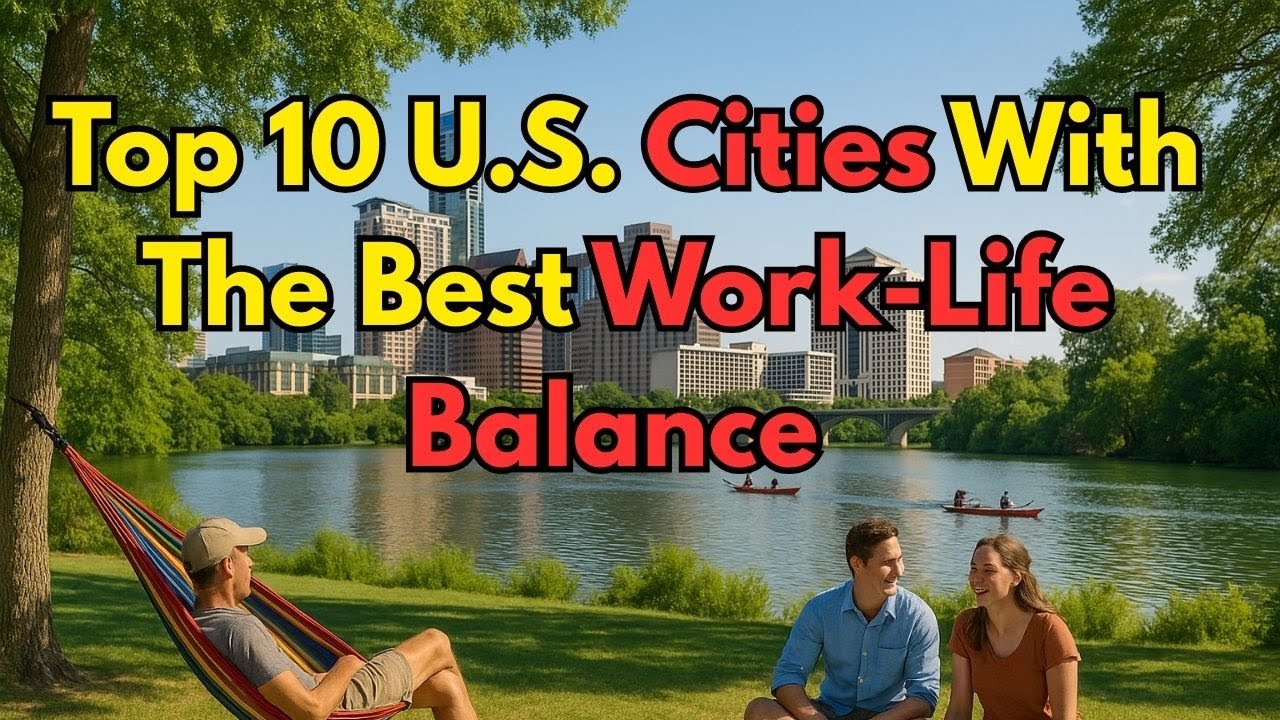 Top 10 U.S. Cities With The Best Work-Life Balance - YouTube