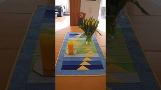 BEAUTIFUL MODERN PATCHWORK TABLE RUNNER IDEAS!! #quilted