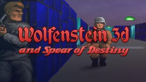 Wolfenstein 3D  + Spear Of Destiny Gameplay STEAM DOSBox