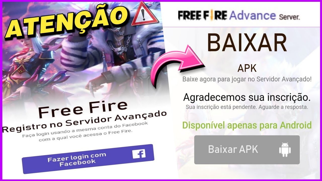 Free Fire: Garena abre registro do Servidor Avançado, free fire