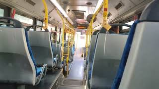 riding on Golden Dragon XML6125CC Dan Badarom route 1 to train station ofakim (Voith Orchestra!!)