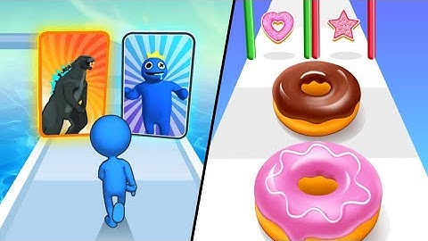 Monster Draft | Donut Stack Run Race 3D / All Level Gameplay: Android,iOS