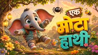 एक मोटा हाथी घूमने चला | Ek Mota Hathi | Hindi Kids Song | Nursery Rhymes with Cartoon | एक मोटा हाथी घूमने चला | Ek Mota Hathi | Hindi Kids Song | Nursery Rhymes with Cartoon |