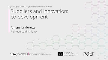 Suppliers and innovation: co-development (Antonella Moretto)