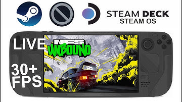 Need for Speed Unbound on Steam Deck/OS in 800p 30+Fps (Live)