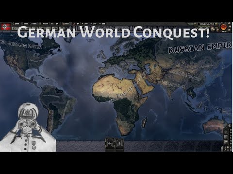 Hearts Of Iron IV German World Conquest! (Hoi4 Timelapse/Speedrun)