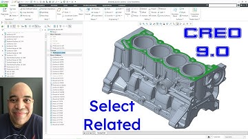 Creo Parametric 9.0 - Select Related