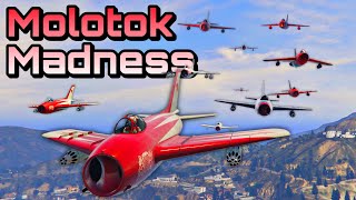 Trolling Lobbies with a Squadron of Molotoks - GTA Online